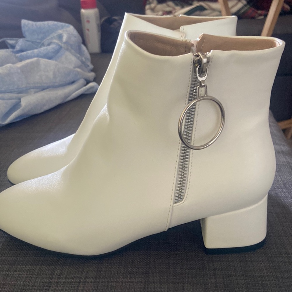 White boots